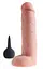Фаллоимитатор с эякуляцией King Cock Squirting Cock 25.4 см телесный - миниатюра 3