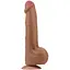 Фаллоимитатор LoveToy Sliding-Skin Dual Layer Dong 29 см коричневый - миниатюра 1