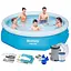 Надувний басейн Bestway 57270, 305 х 76 см із фільтрувальним насосом - мініатюра 1