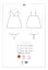 Сатиновый пеньюар с кружевом Obsessive 810-BAB-2 babydoll & thong белый пеньюар танга L/XL - миниатюра 7