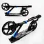 Самокат Best Scooter 57х14х88-98 см Черно-голубой 000231599 - миниатюра 3