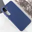 Шкіряний чохол Bonbon Leather Metal Style для Samsung Galaxy S23 Синій / Navy blue - мініатюра 4
