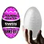 Мастурбатор яйцо Lovetoy Giant Egg Grind Ripples Edition прозрачный - миниатюра 2