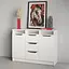 Комод в гостиную MebelStar 1200 Лилу 121x40x89 см Аляска белый (MBS-1299) - миниатюра 1