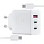 Сетевое зарядное устройство для Samsung T6530 65W Type-C to Type-C High c0py Белый - миниатюра 1