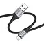 Кабель Hoco X102 USB to MicroUSB 1 м чорний - мініатюра 1