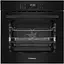 Духовой шкаф электрический Hansa 77 л A+ дисплей конвекция черный - миниатюра 1