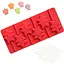 Силиконовая форма для леденцов и конфет на палочке "Звезда", Kitchen Master Красный 87456 - миниатюра 1