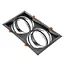 Светильник Brille врезной поворотный ML-020/2 AR111 BK G53 48-023 - миниатюра 2
