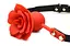 Кляп Master Series Blossom Silicone Rose Gag - Red - миниатюра 2