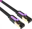 Патч-корд Vention CAT7 SSTP Ethernet, 1.5 м, чорний (ICABG) - мініатюра 1