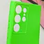 Чехол TPU Getman Liquid Silk Full Camera для Samsung Galaxy S24 Ultra Салатовый/Neon Green - миниатюра 5
