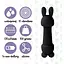 Вібратор Feelztoys Mister Bunny Black SO4438 (100987) - мініатюра 2