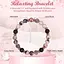 Подарунковий набір браслетів-дифузор з лавового каміння включає браслет з лавового каменю і захисну коробку, ефірну олію лаванди - мініатюра 5