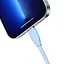 Кабель Baseus Jelly Liquid Silica Gel Fast Charging Data Cable USB to iP 2.4A 2m Blue - мініатюра 3
