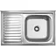 Кухонная мойка Kroner KRP Satin - 5080R (0,8 мм) (CV022821) - миниатюра 1