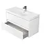 Тумба під умивальник Cersanit Crea підвісна 100 см Білий S924-021 30412 - мініатюра 3