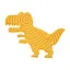 Дитяча розвиваюча дошка для сенсорної активності 1798 силіконові палички Помаранчевий-2 - мініатюра 1