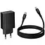 МЗП Hoco CS93A Leader PD20W (1USB-C) + кабель Type-C to Type-C Black - мініатюра 4