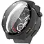 Чехол-накладка DK для Huawei Watch GT 5 Pro 46mm Пластик Soft-Touch Glass Full Cover (black) - миниатюра 1