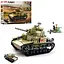 Конструктор Sluban M38-B0711 Военный танк с фигурками, 463 детали, зеленый - миниатюра 2