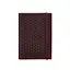 Шкіряна обкладинка для паспорта 2.0 бордова Карбон - мініатюра 8