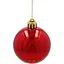 Комплект елочных шариков Chomik пластиковые 5 см красные 20 шт. (GIF3801) - миниатюра 2