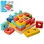 Дерев’яна іграшка Геометрика сортер-вкладиш, геометричні фігури, 16x16x7 см - мініатюра 1