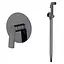 Набір гігієнічного душу прихованого монтажу Volle Cante (1512.101405+1586.190105) pistola gris SET20240406, Графіт - мініатюра 1