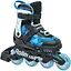 Ролики Rollerblade Microblade SL 33-36.5 Black/Blue (1012-86B0751540-NF02-33-36.5) - мініатюра 1