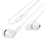 Проводные наушники Hoco M102 Ingenious universal earphones with microphone, 3.5mm, 1.2m, white - миниатюра 2