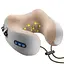 Масажер-подушка U-Shaped Pillow масажер для шиї спини USB Бежевий - мініатюра 1
