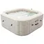 Басейн-джакузі надувний Intex з гідромасажем на 795 л бежевий (28446) - мініатюра 1