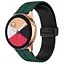 Силіконовий ремінець Classy для Smart Watch 20mm Green / Black - мініатюра 1