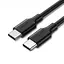 Кабель Ugreen US286 USB 2.0 Type-C to Type-C Male Cable Nickel Plating 1 м чорний (50997) - мініатюра 1