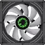 Комплект вентиляторов GameMax 3*120мм mm Black frame ARGB Fan RA300 BK (RA300 BK) - миниатюра 5