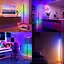 Підлогова кутова LED лампа RGB Magic 1 Bluetooth USB with app Black - мініатюра 4