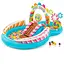 Дитячий надувний ігровий центр "Територія солодощів" 57149 з гіркою - мініатюра 1