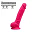 Фалоімітатор Silexd Premium Silicone Dildo Model 1 Size 9 23 см рожевий - мініатюра 3
