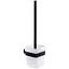 Ершик для унитаза настенный Kroner KRP Edelstahl Kubus - SCH3910 CV025649, Черный матовый - миниатюра 1