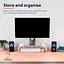 Подставка под монитор Trust Monta Glass Monitor St and White - миниатюра 4