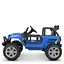 Электромобиль детский Bambi Джип Racer M 4282EBLR-4 с аккумулятором 12V и кожаным сиденьем синий - миниатюра 2