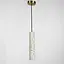 Подвес Terrazzo Cylinder Long с белым бетонным плафоном 30х6 см | Line F | Арт. MJ163-60*300 WT - миниатюра 8