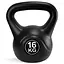 Гиря виниловая Cornix 16 кг XR-0432 Black - миниатюра 1
