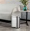 Мусорное ведро Mixxus Premium Style-TC0305 SS Color с плавным закрытием прямоугольное 5 л нержавейка (MI7060)  - миниатюра 3