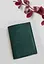 Кожаная обложка для военного билета 7.0 зеленая - миниатюра 1