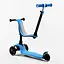 Самокат-велобіг 3 в 1 Best Scooter 31х12х55-69 см Блакитний 000231637 - мініатюра 3