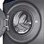 Стиральная машина Haier фронтальная 9 кг 1400 A+++ 60 см дисплей пара инвертор люк черный прямой привод серебристый - миниатюра 7