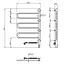 Электрический полотенцесушитель Navin Fouette 480x800 Sensor с таймером 00-044050-5080, Хром, Электронный - миниатюра 8