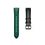 Безель і шкіряний ремінець Sikai для смартгодинника Xiaomi Watch S3/S4 Black-green - мініатюра 6